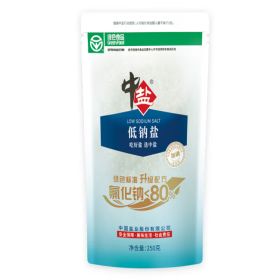 中盐 低钠盐 食盐 250g
