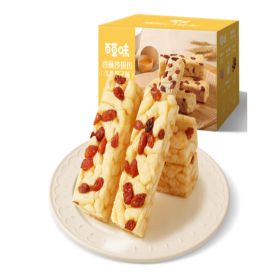 百草味 500g 沙琪玛牛乳提子味 