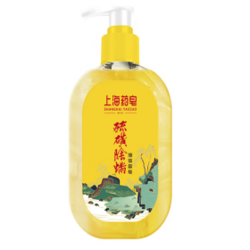 上海药皂 硫磺除螨液体香皂210g 